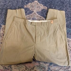 Turnbury Men's cotton flat front khaki pants 42x30